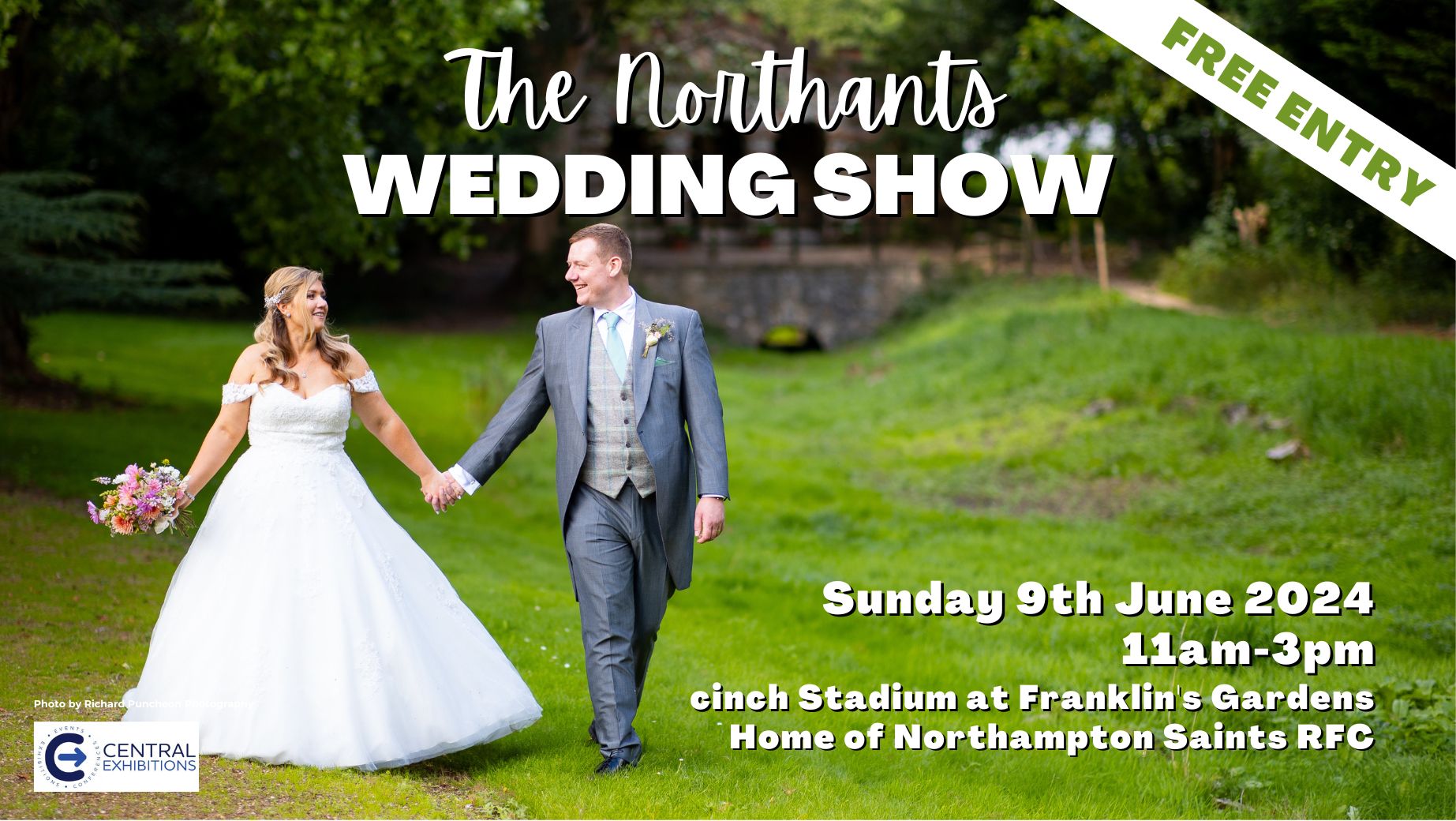 Northants Wedding Show, Franklin's Gardens, Sunday 9th June 2024