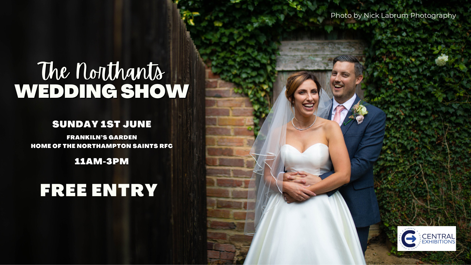 Northants Wedding Show, Sunday 1st June 2025, Franklin's Gardens