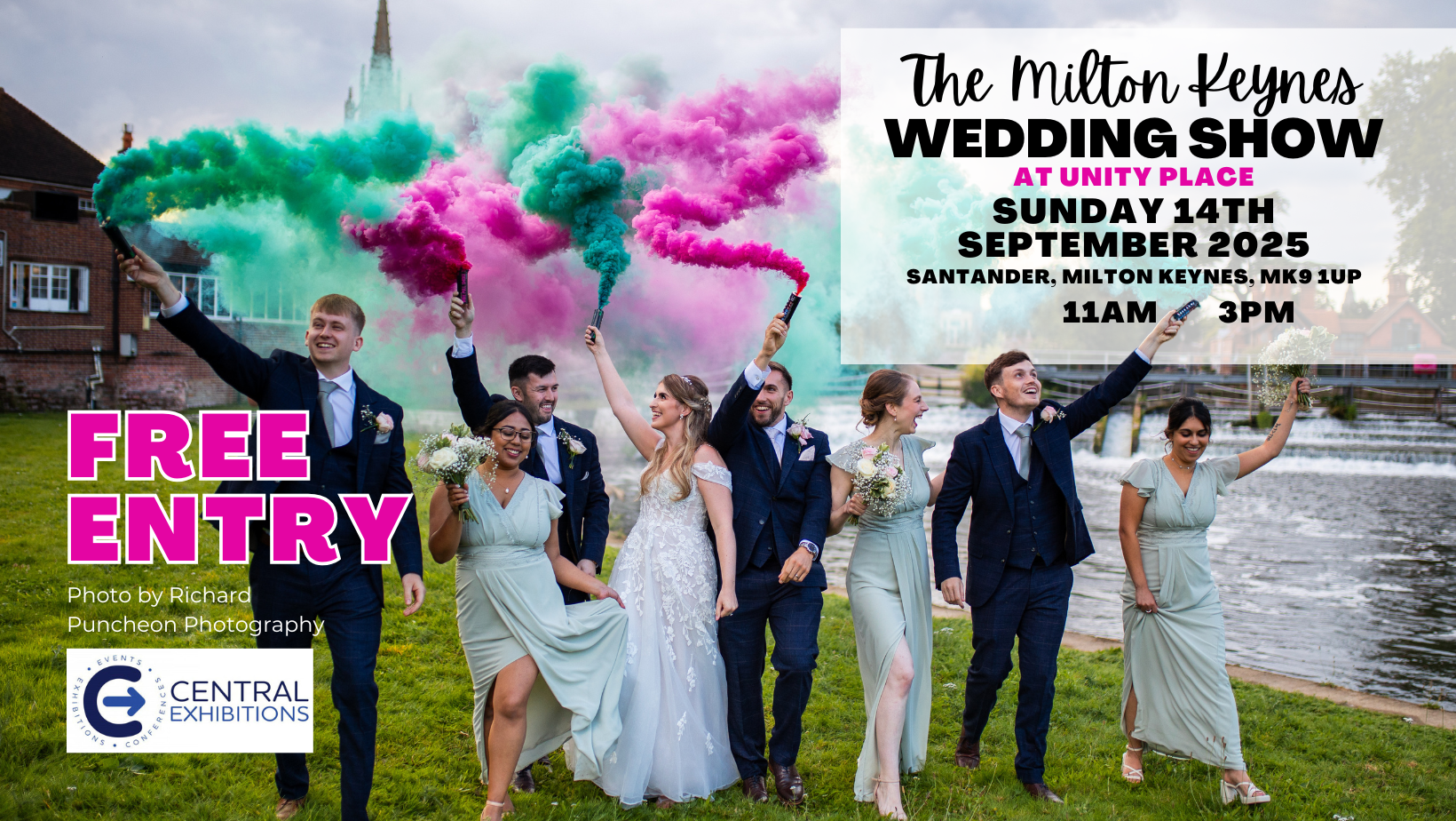 Milton Keynes Wedding Show, Unity Place (Santander), Sunday 14th September 2025