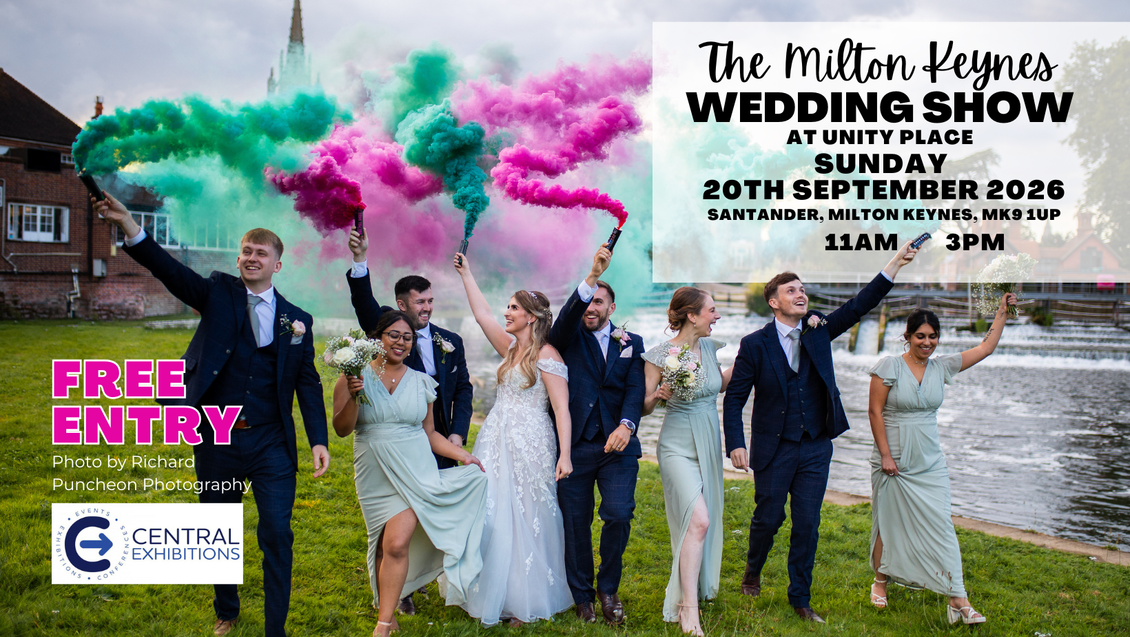 Milton Keynes Wedding Show, Unity Place (Santander), Sunday 20th September 2026